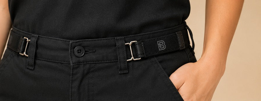 BeltHook enganchado al botón del pantalón