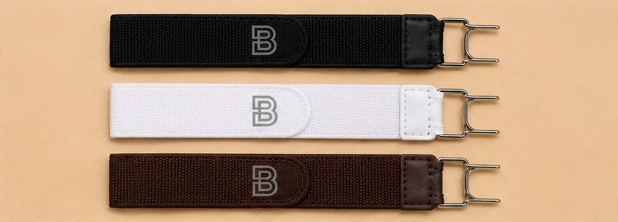 BeltHook - los 3 colores disponibles: negro, blanco y café