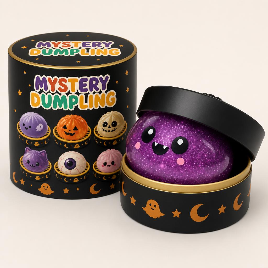 Ghost dumpling squishy set - studio photo