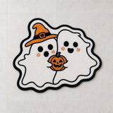 Witch hat ghost bath mat - studio photo