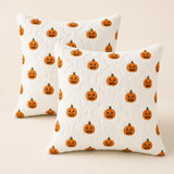 Ghost and pumpkin pillow covers - Orange pattern